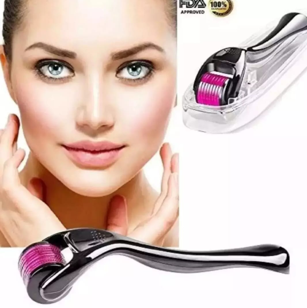 Derma Roller for Hair Growth and Facial Skin Therapy